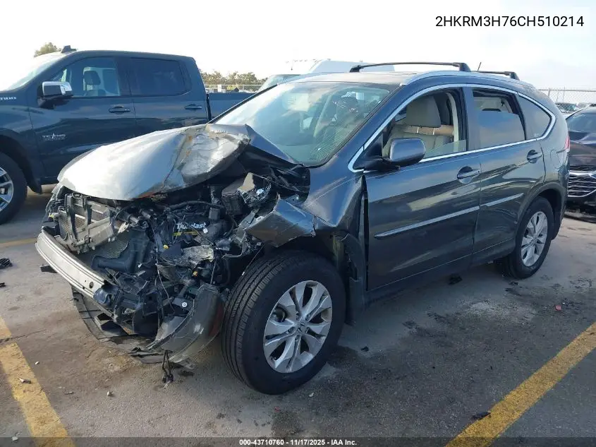 2HKRM3H76CH510214 2012 Honda Cr-V Ex-L