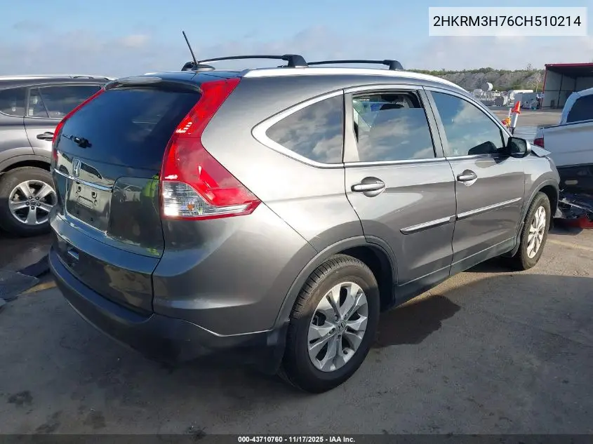 2HKRM3H76CH510214 2012 Honda Cr-V Ex-L