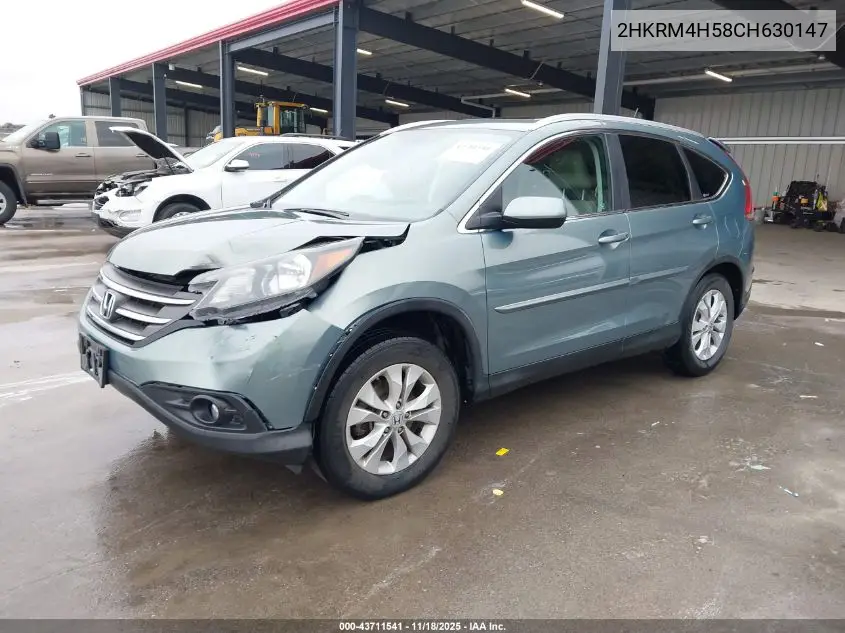 2HKRM4H58CH630147 2012 Honda Cr-V Ex