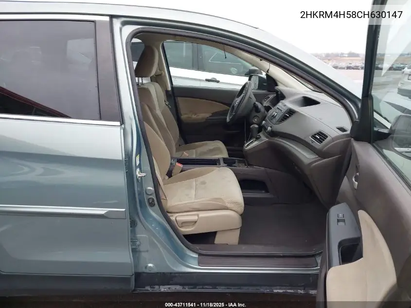 2HKRM4H58CH630147 2012 Honda Cr-V Ex