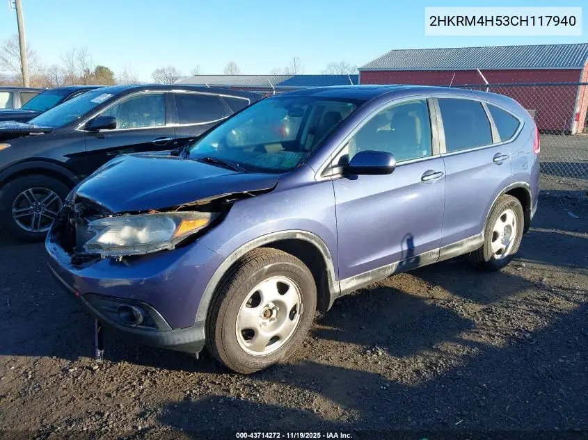 2HKRM4H53CH117940 2012 Honda Cr-V Ex