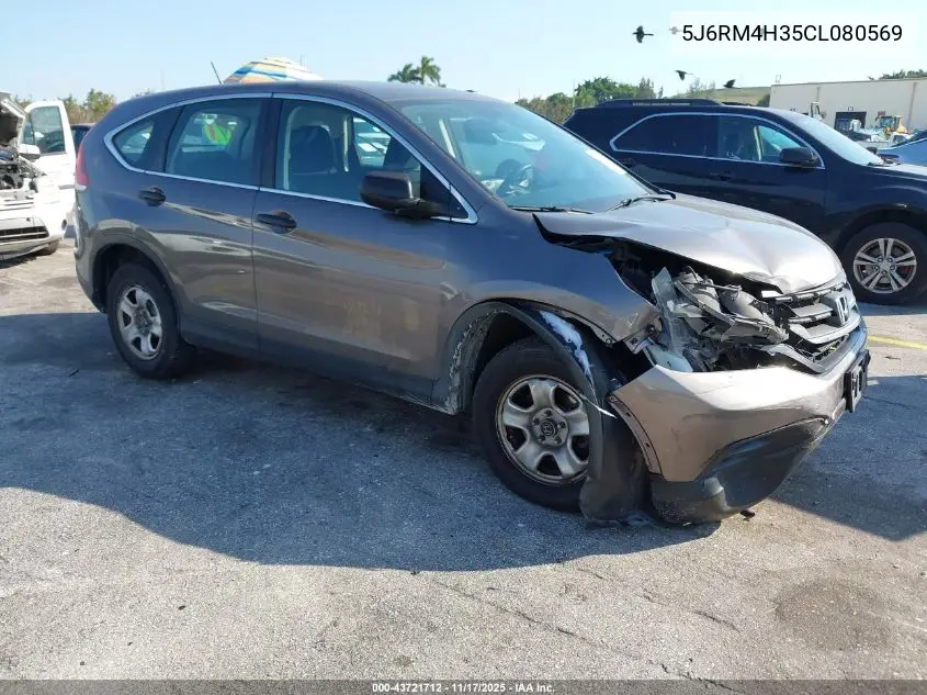 5J6RM4H35CL080569 2012 Honda Cr-V Lx