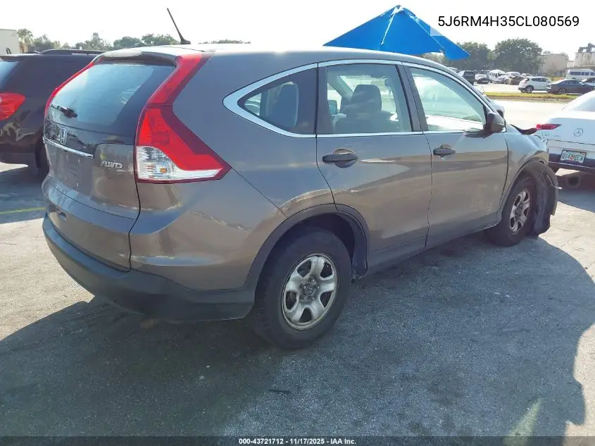 5J6RM4H35CL080569 2012 Honda Cr-V Lx