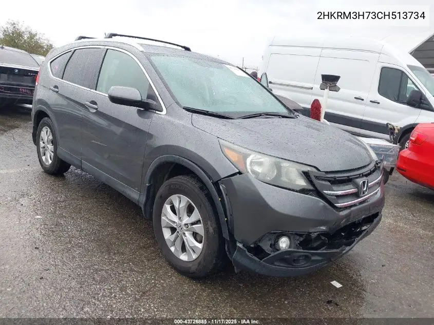 2HKRM3H73CH513734 2012 Honda Cr-V Ex-L