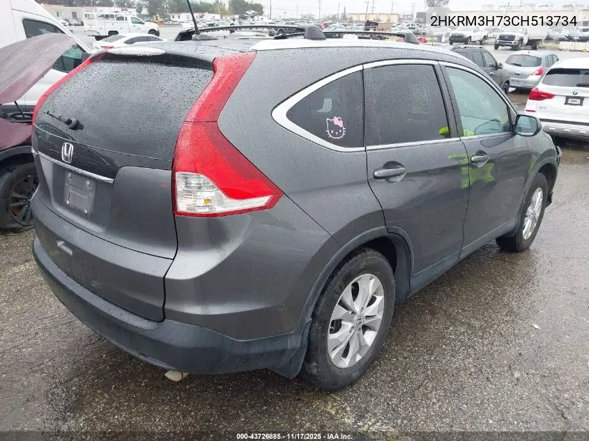 2HKRM3H73CH513734 2012 Honda Cr-V Ex-L
