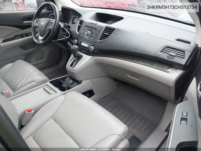 2HKRM3H73CH513734 2012 Honda Cr-V Ex-L