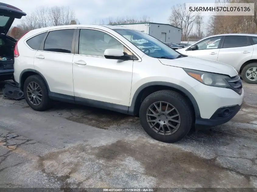 5J6RM4H57CL076136 2012 Honda Cr-V Ex