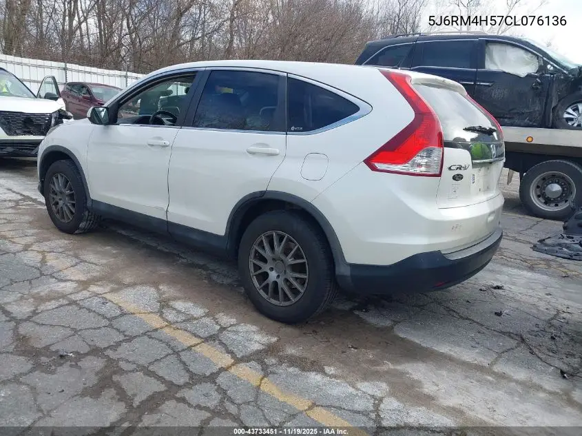 5J6RM4H57CL076136 2012 Honda Cr-V Ex