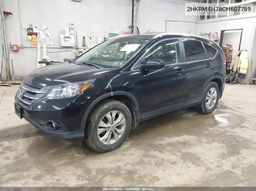 2HKRM4H78CH607789 2012 Honda Cr-V Ex-L