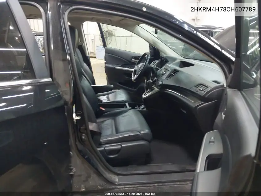 2HKRM4H78CH607789 2012 Honda Cr-V Ex-L