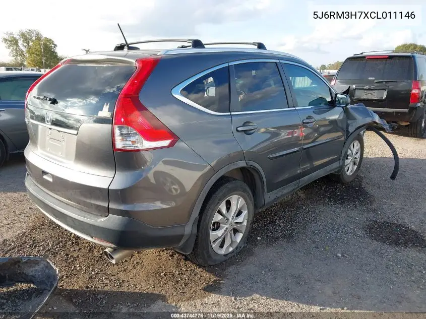 5J6RM3H7XCL011146 2012 Honda Cr-V Ex-L