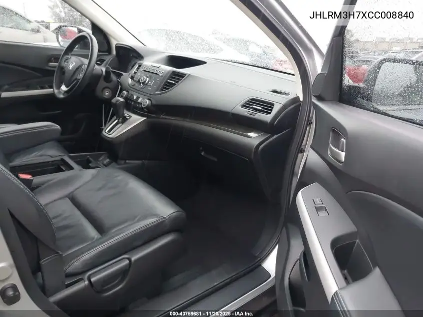 JHLRM3H7XCC008840 2012 Honda Cr-V Ex-L