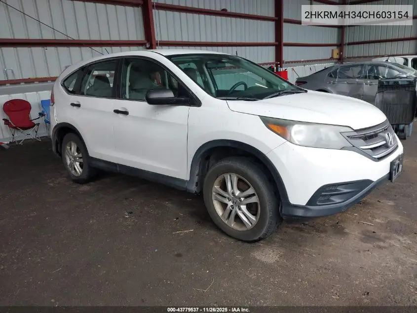 2HKRM4H34CH603154 2012 Honda Cr-V Lx