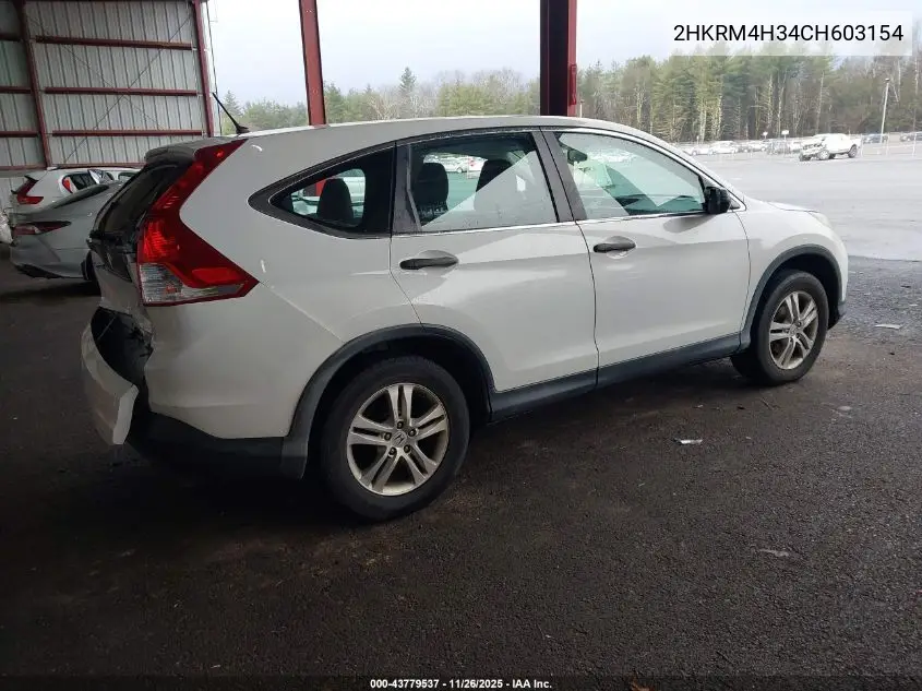 2HKRM4H34CH603154 2012 Honda Cr-V Lx