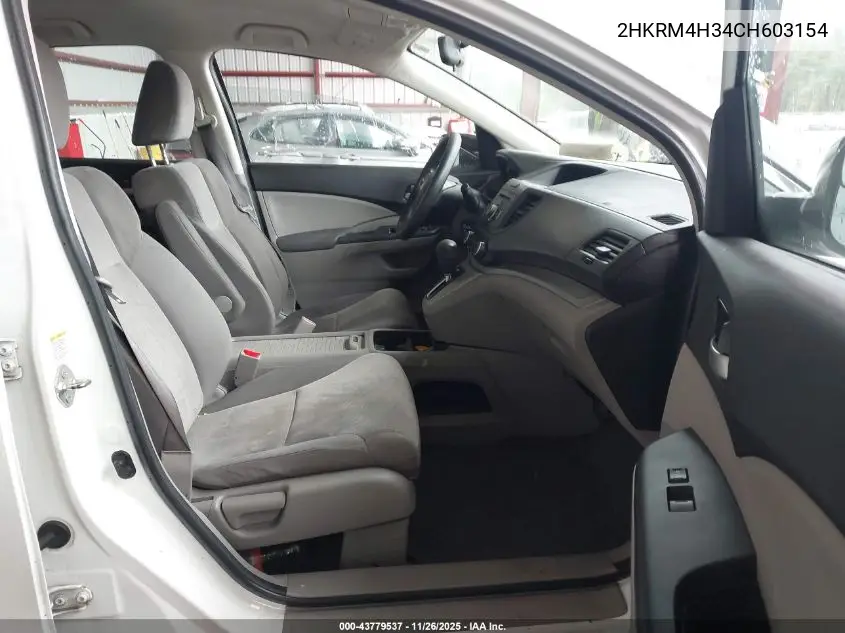 2HKRM4H34CH603154 2012 Honda Cr-V Lx