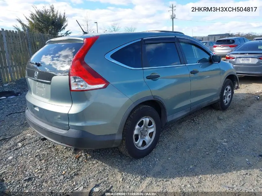 2HKRM3H3XCH504817 2012 Honda Cr-V Lx