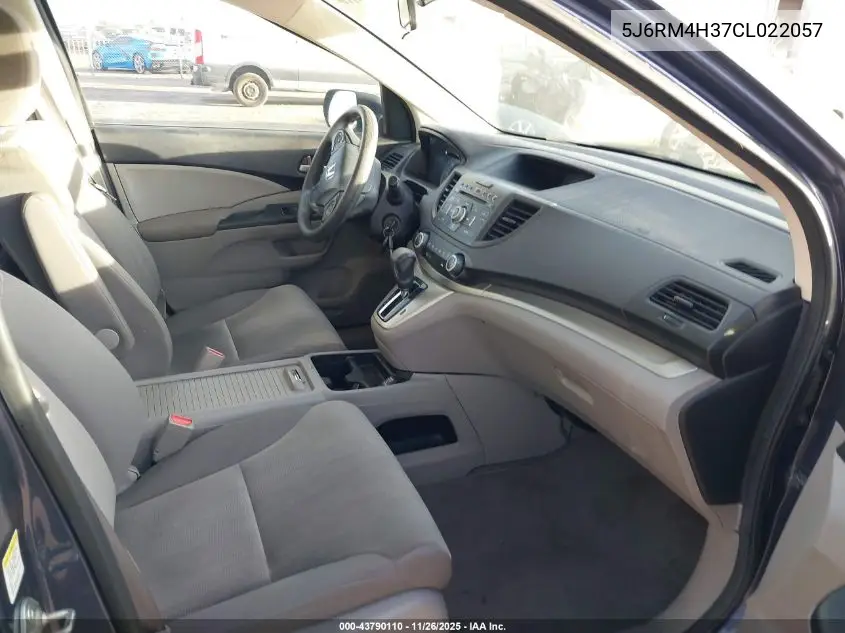 5J6RM4H37CL022057 2012 Honda Cr-V Lx