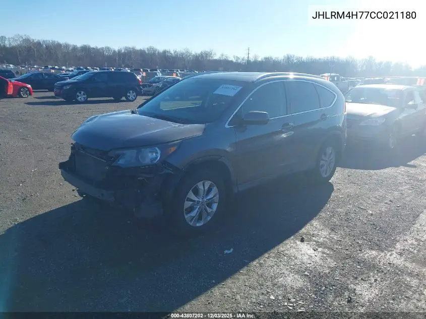 JHLRM4H77CC021180 2012 Honda Cr-V Ex-L