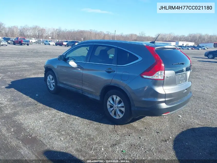 JHLRM4H77CC021180 2012 Honda Cr-V Ex-L