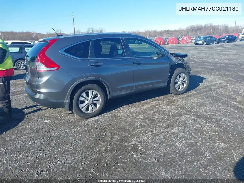 JHLRM4H77CC021180 2012 Honda Cr-V Ex-L