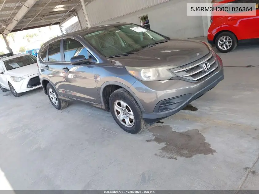 5J6RM3H30CL026364 2012 Honda Cr-V Lx