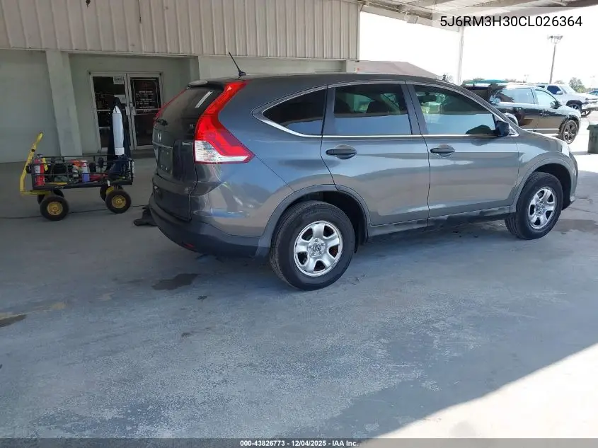 5J6RM3H30CL026364 2012 Honda Cr-V Lx