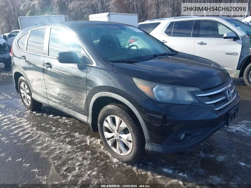 2HKRM4H54CH620098 2012 Honda Cr-V Ex