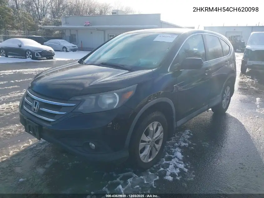 2HKRM4H54CH620098 2012 Honda Cr-V Ex