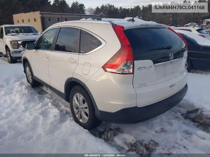 5J6RM4H78CL041168 2012 Honda Cr-V Ex-L