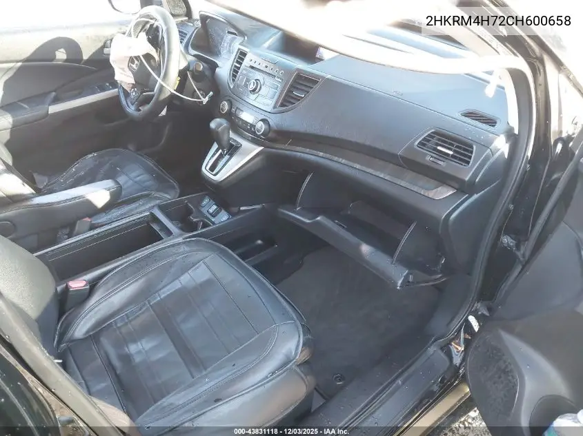 2HKRM4H72CH600658 2012 Honda Cr-V Ex-L