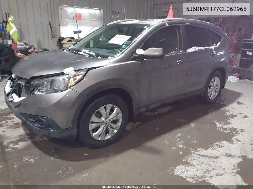 5J6RM4H77CL062965 2012 Honda Cr-V Ex-L