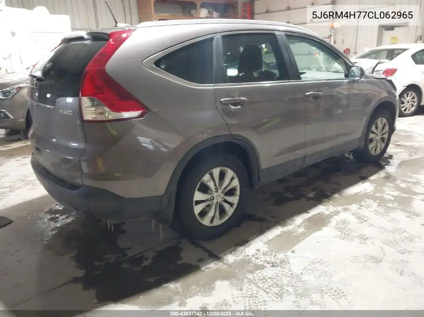 5J6RM4H77CL062965 2012 Honda Cr-V Ex-L
