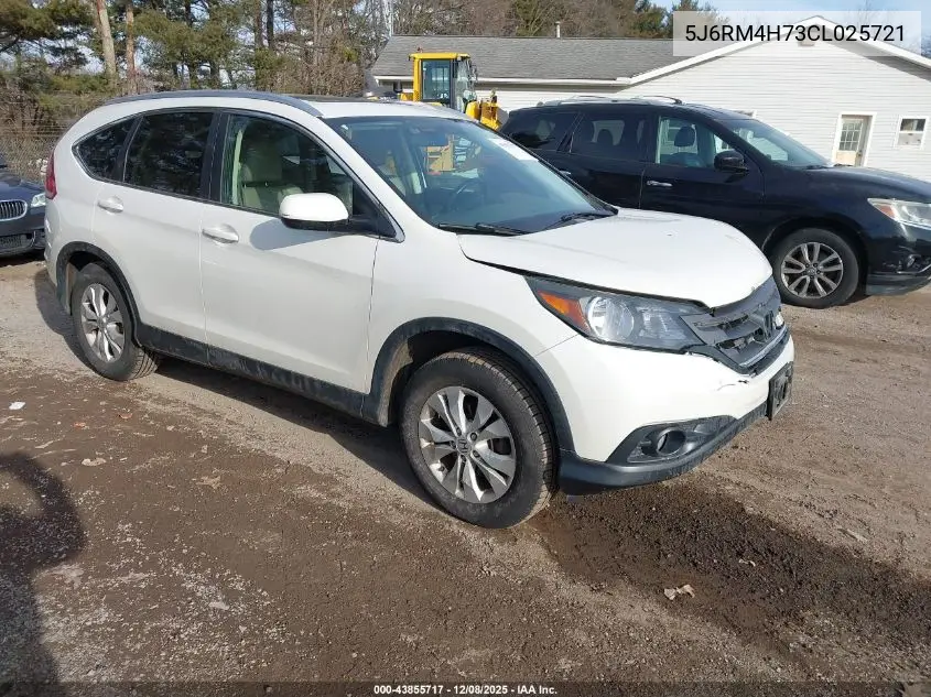 5J6RM4H73CL025721 2012 Honda Cr-V Ex-L