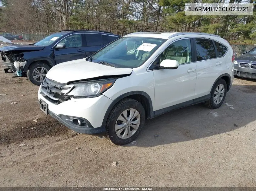 5J6RM4H73CL025721 2012 Honda Cr-V Ex-L