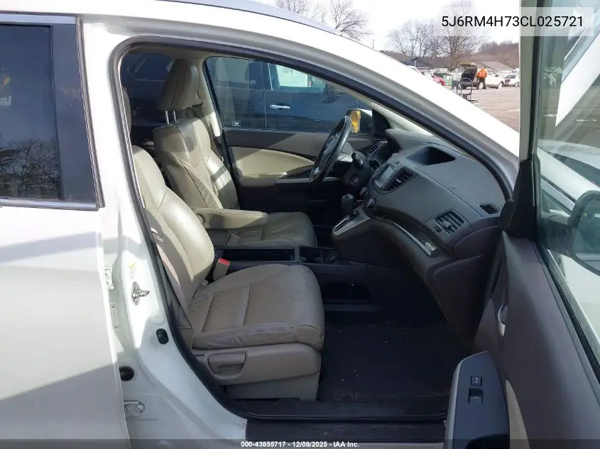 5J6RM4H73CL025721 2012 Honda Cr-V Ex-L