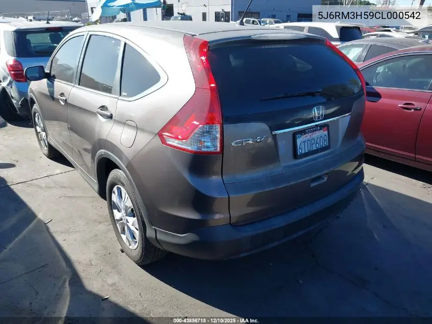 5J6RM3H59CL000542 2012 Honda Cr-V Ex