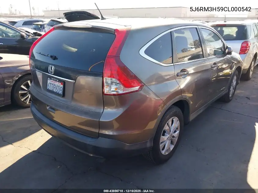 5J6RM3H59CL000542 2012 Honda Cr-V Ex