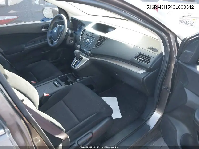 5J6RM3H59CL000542 2012 Honda Cr-V Ex