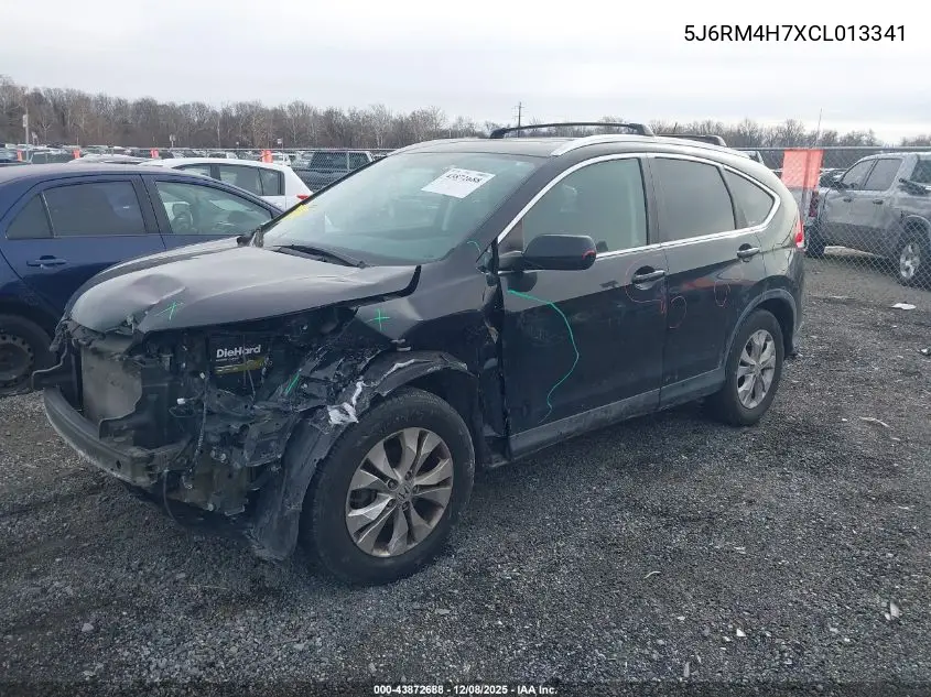 5J6RM4H7XCL013341 2012 Honda Cr-V Ex-L