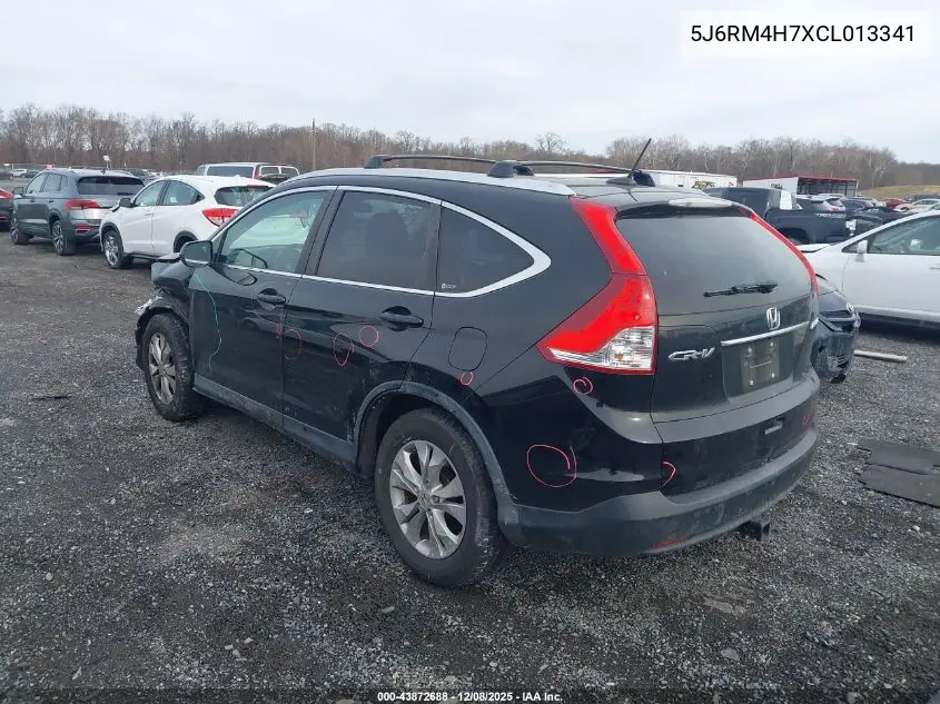 5J6RM4H7XCL013341 2012 Honda Cr-V Ex-L