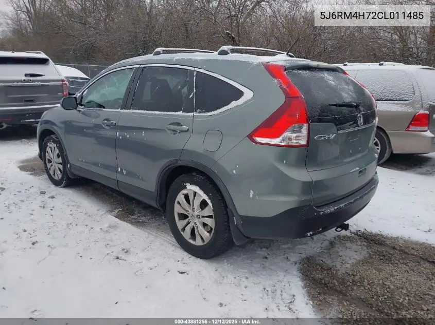 5J6RM4H72CL011485 2012 Honda Cr-V Ex-L