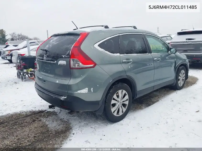 5J6RM4H72CL011485 2012 Honda Cr-V Ex-L