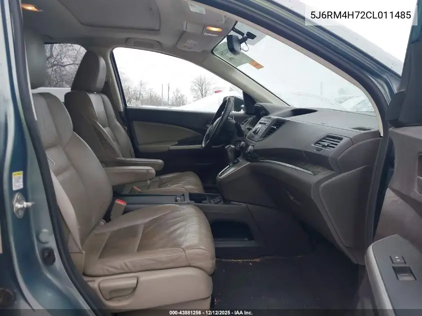 5J6RM4H72CL011485 2012 Honda Cr-V Ex-L