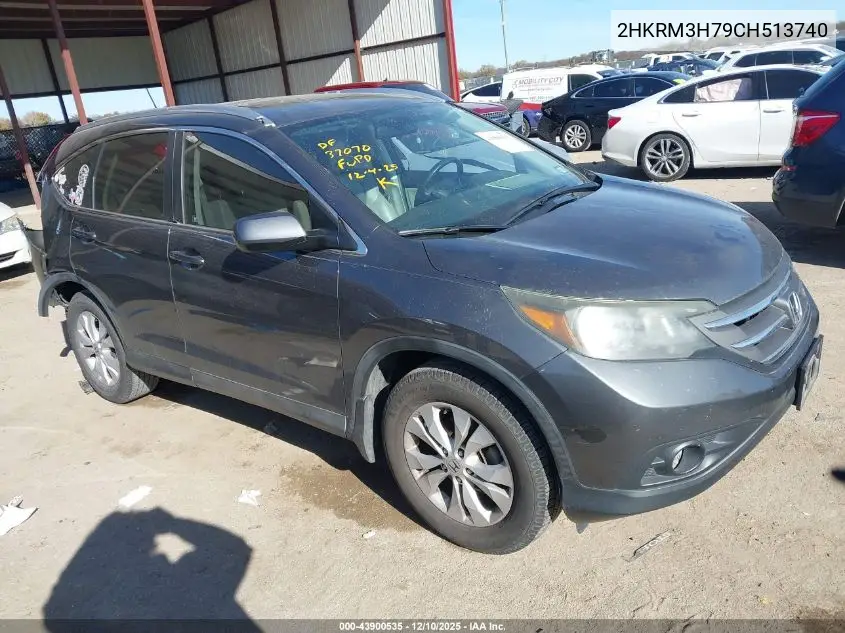 2HKRM3H79CH513740 2012 Honda Cr-V Ex-L