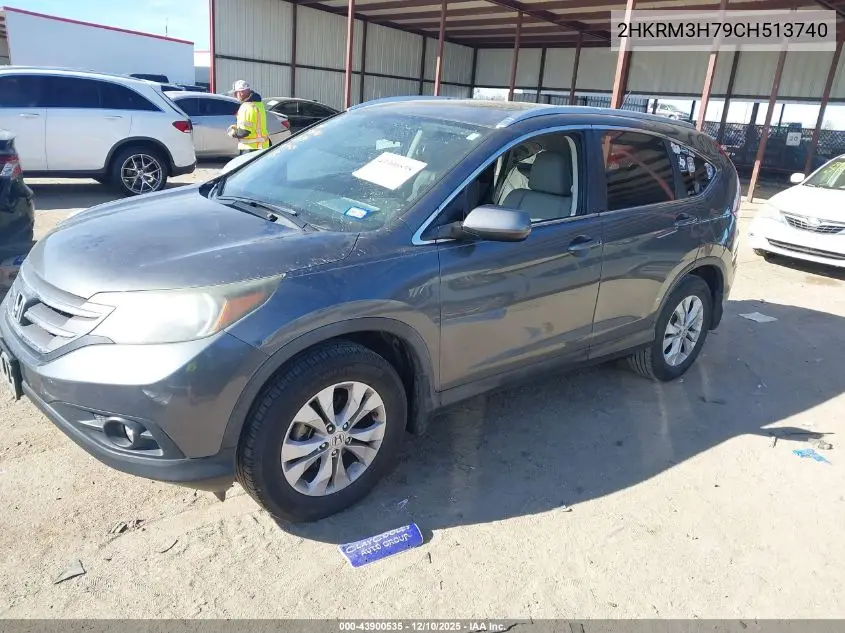 2HKRM3H79CH513740 2012 Honda Cr-V Ex-L