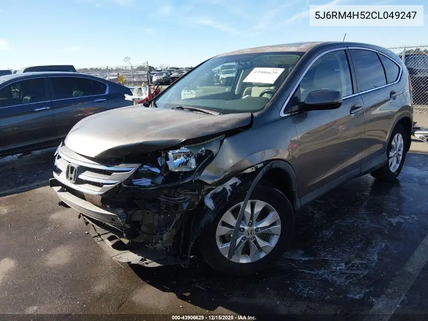 5J6RM4H52CL049247 2012 Honda Cr-V Ex