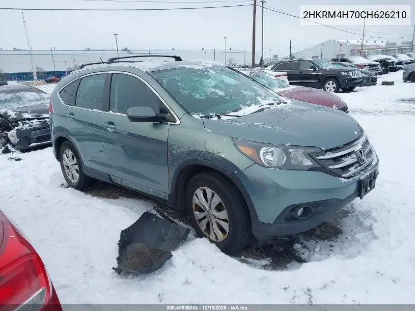 2HKRM4H70CH626210 2012 Honda Cr-V Ex-L