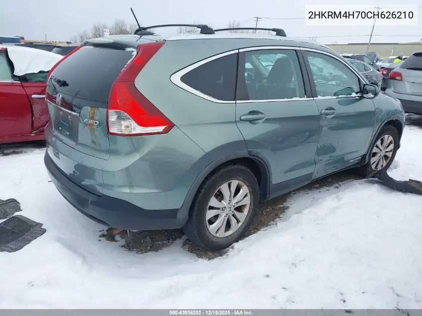 2HKRM4H70CH626210 2012 Honda Cr-V Ex-L