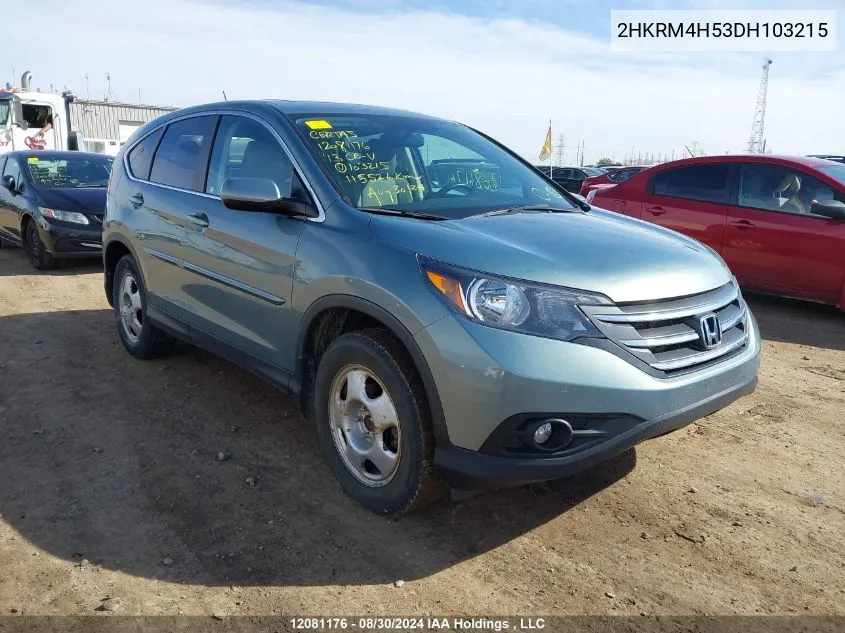 2HKRM4H53DH103215 2013 Honda Cr-V