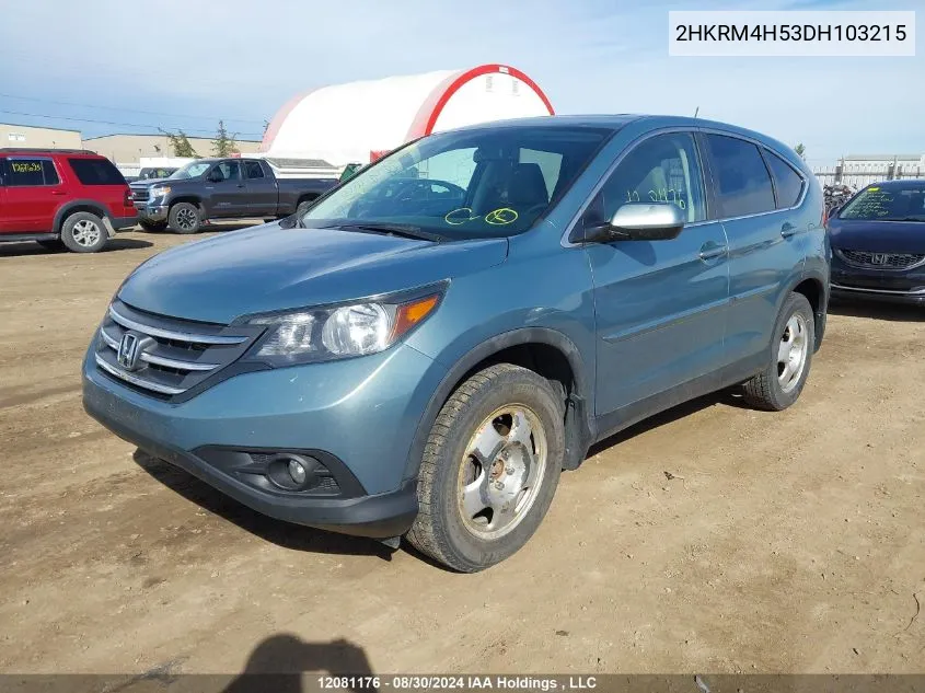 2013 Honda Cr-V VIN: 2HKRM4H53DH103215 Lot: 12081176